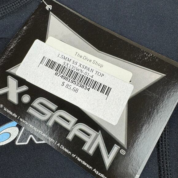 Neosport X-Span 1.5MM Wetsuit Top - Women's Size 4 - NWT - Picture 4 of 5